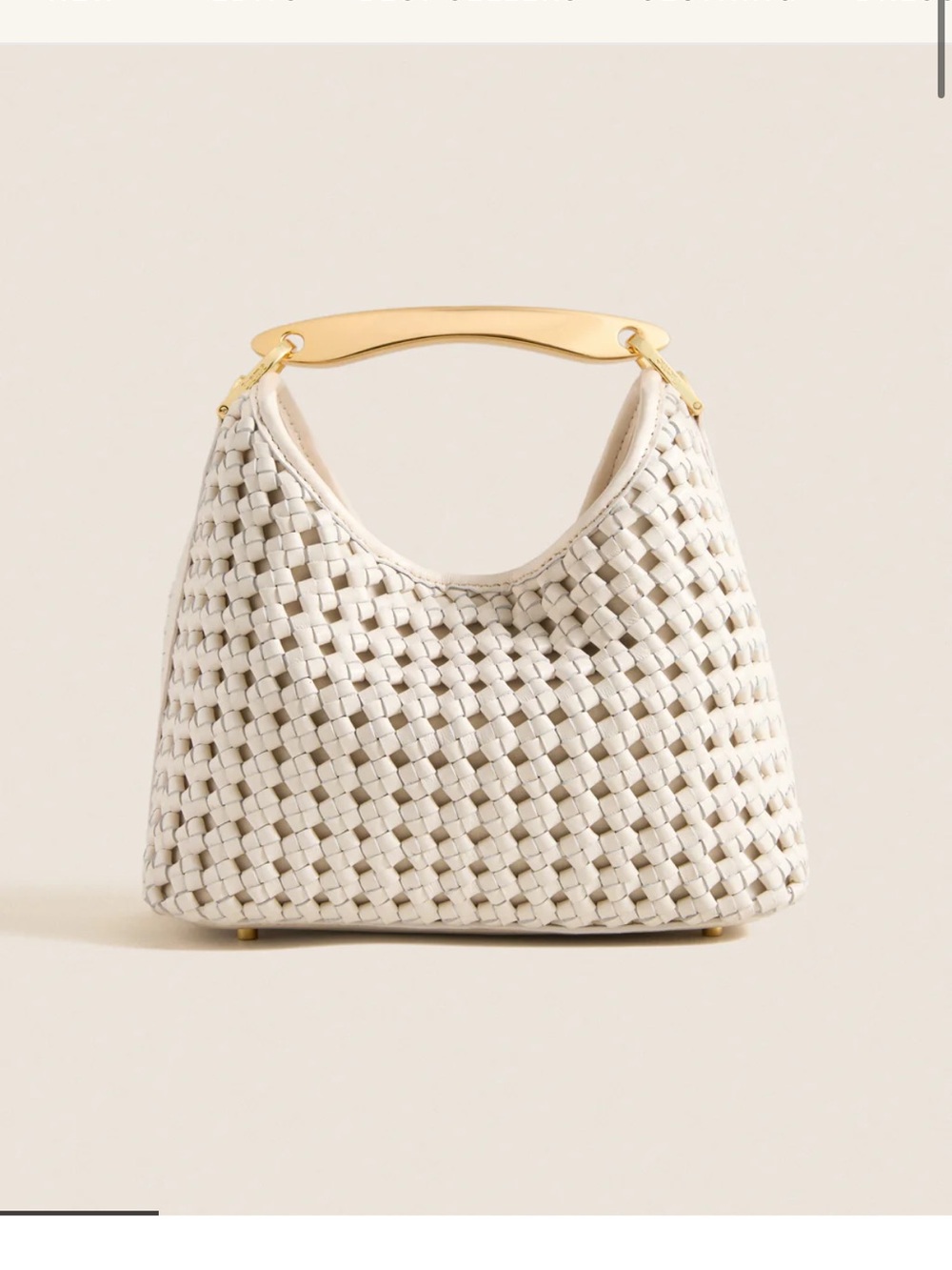 Elleme Small Woven Boomerang Bag